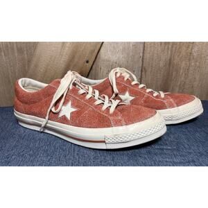 Converse One Star Academy Low Orange Rind Men's 12 Suede Unisex Sneakers Shoes